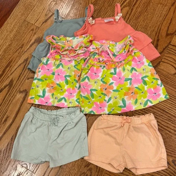 Twin baby girl spring/summer bundle